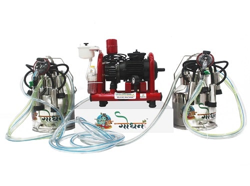 double bucket milking machine manufacturer